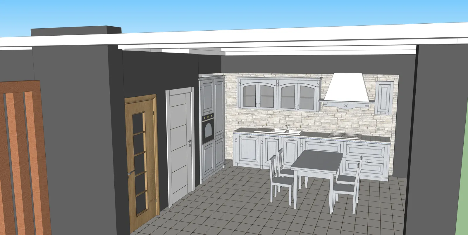 Cihanbeyli Showroom Ofis Çalışması - 3D render görselleştirme 4