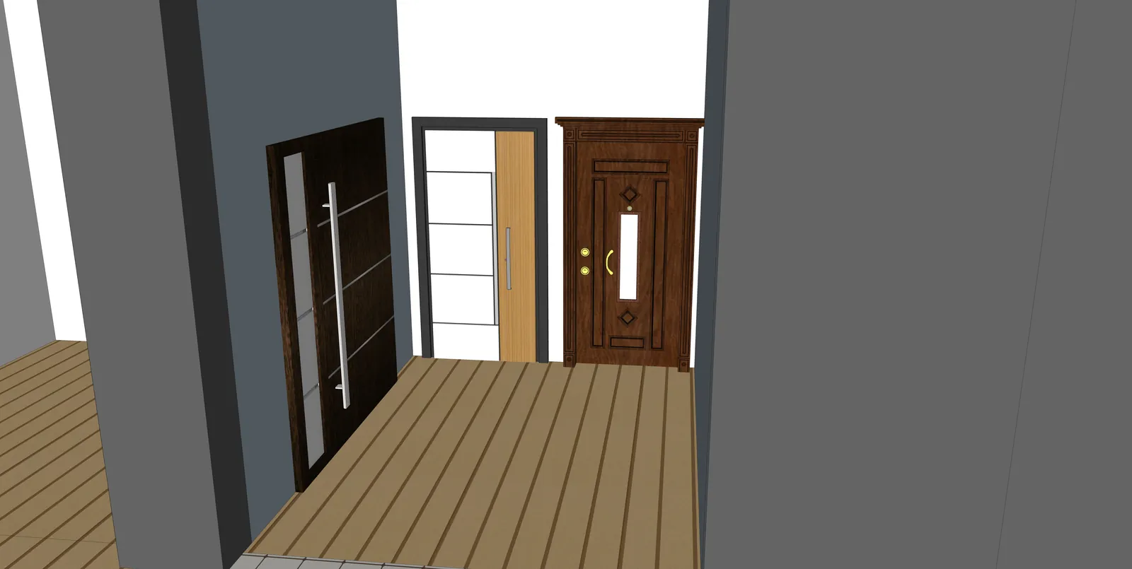 Cihanbeyli Showroom Ofis Çalışması - 3D render görselleştirme 9