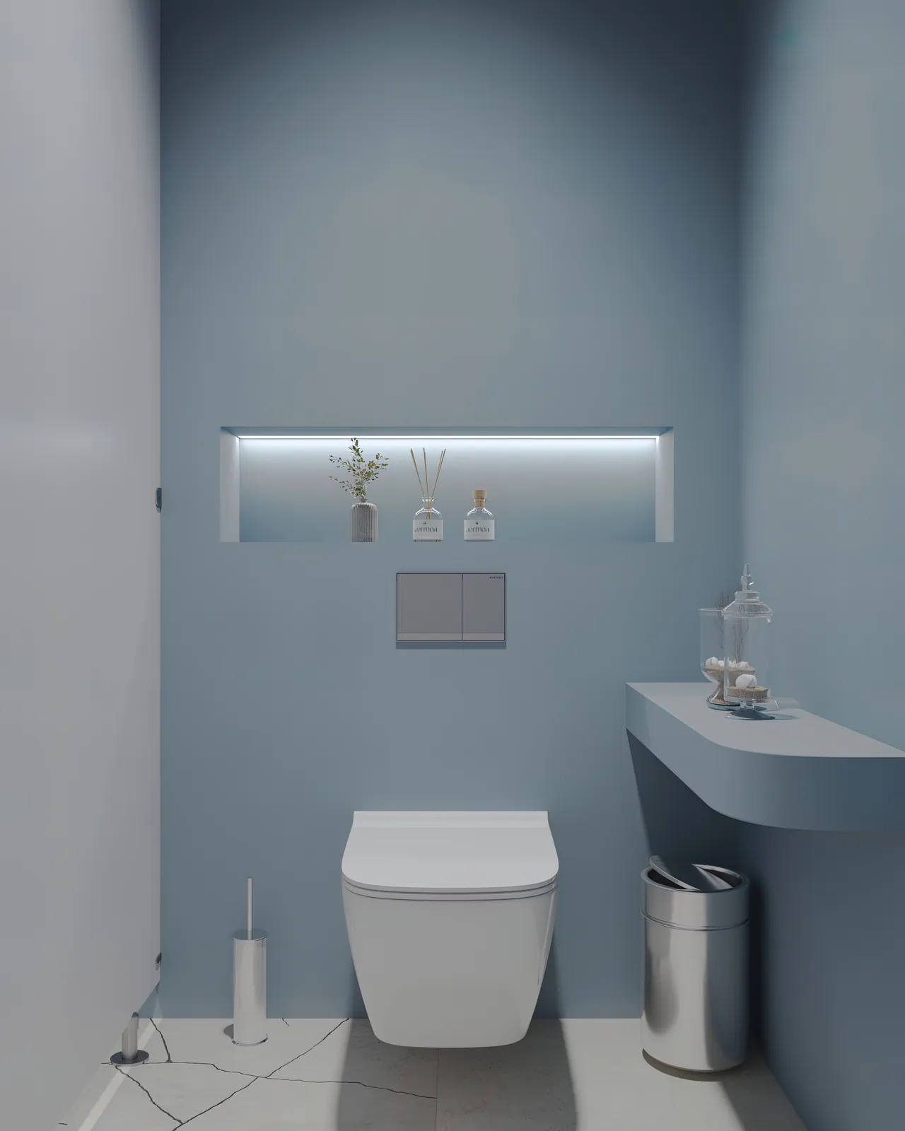 Qbistro Kafe Mimari Tasarım Tadilat Projemiz - 3D render görselleştirme 14