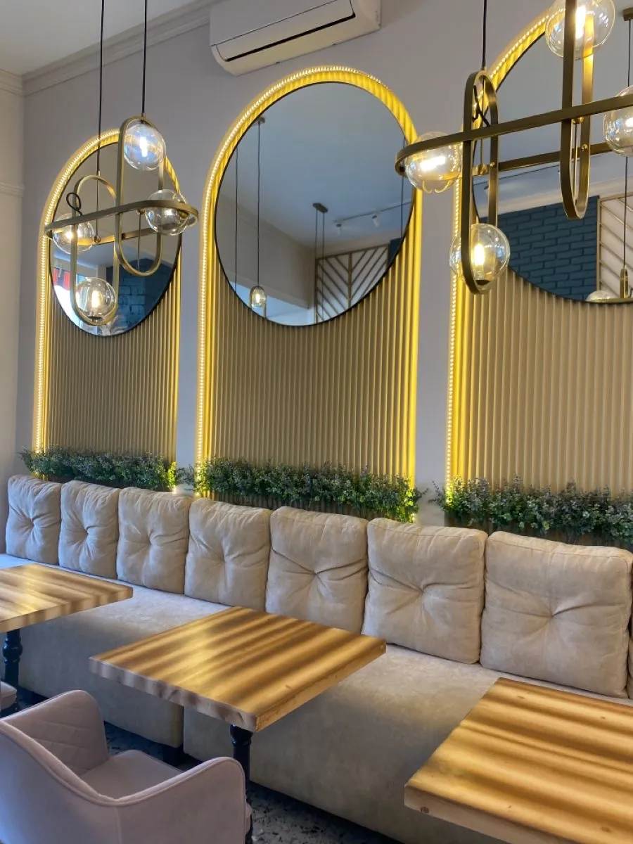 Qbistro Kafe Mimari Tasarım Tadilat Projemiz - tamamlanan tasarım 4
