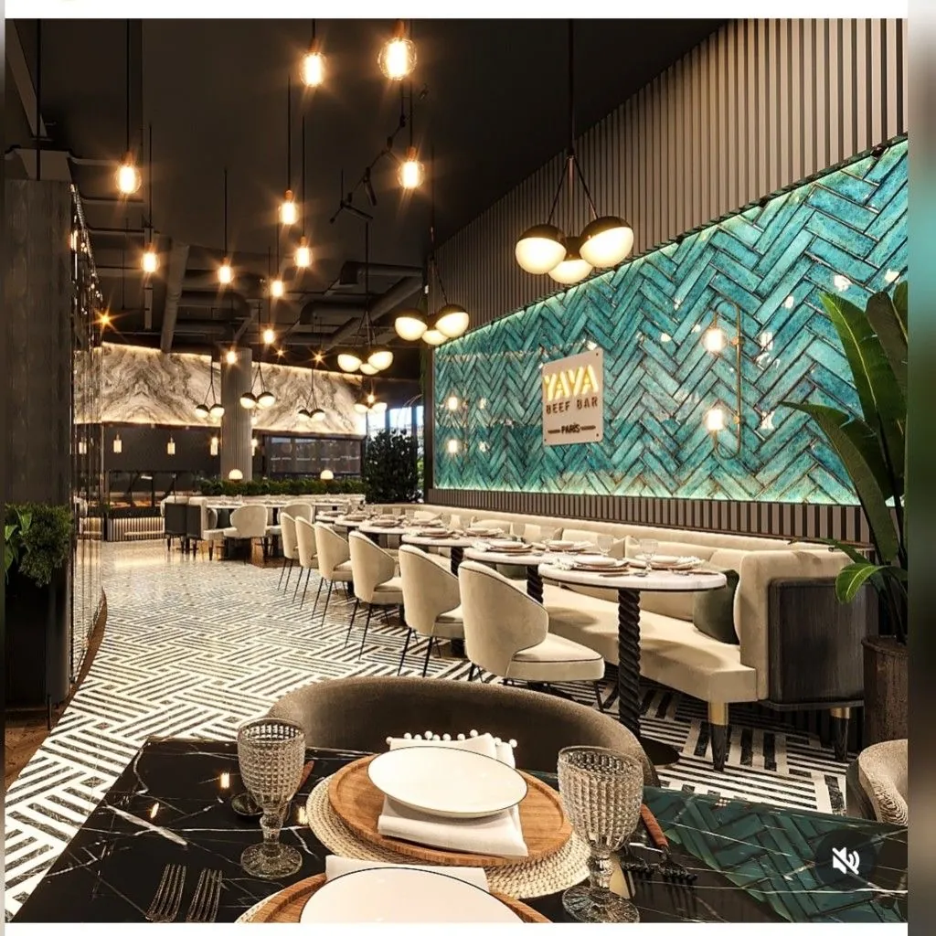 Qbistro Kafe Mimari Tasarım Tadilat Projemiz - tamamlanan tasarım 6