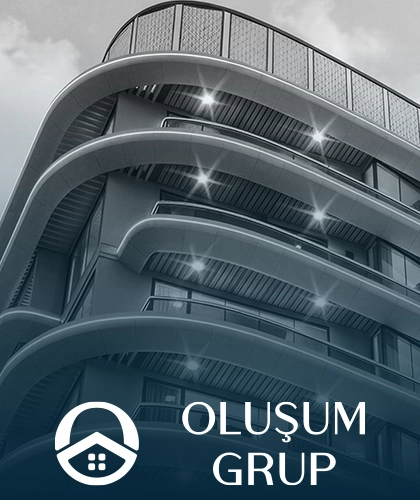 Oluşum Grup modern mimari detay görünümü